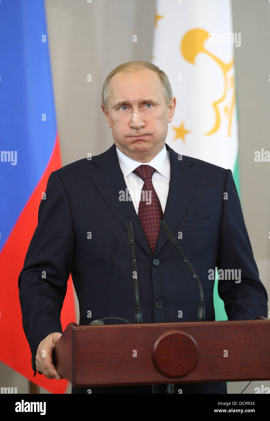 Russia's Prime Minister Vladimir Putin at the Shanghai Cooperation