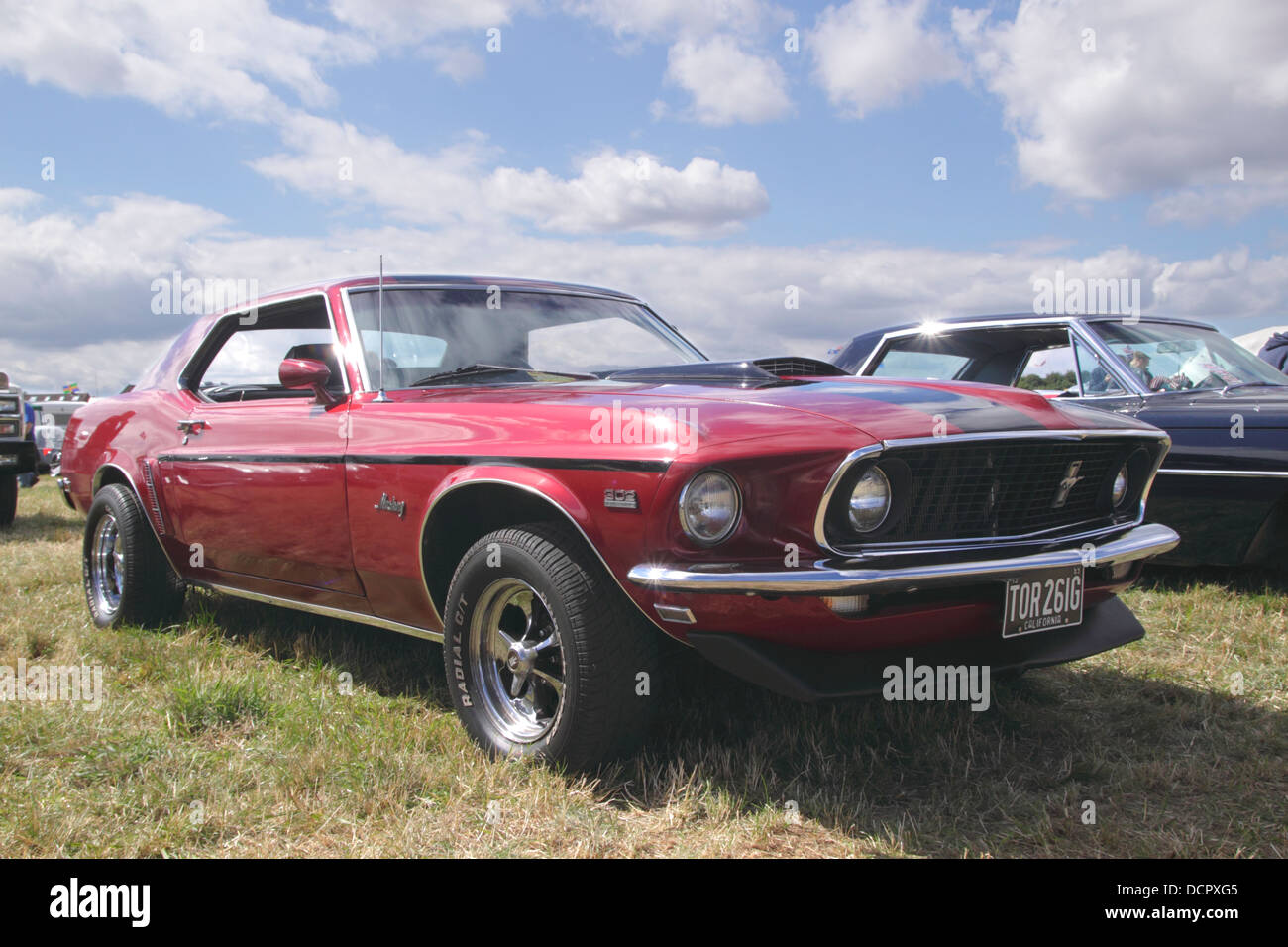 1969 Ford Mustang Boss 302 at White Waltham Retro Festival 2013 Stock Photo  - Alamy