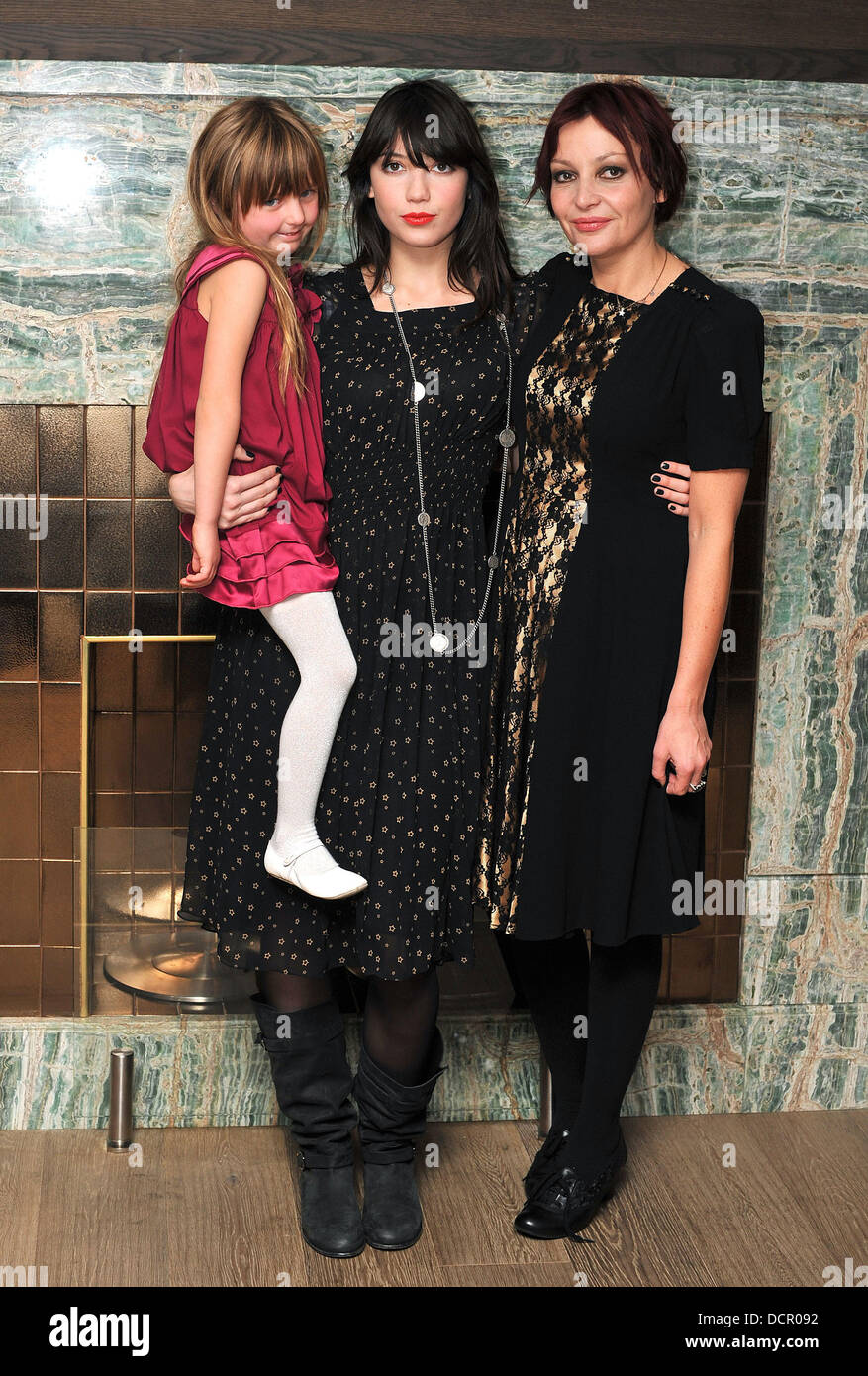 Daisy Lowe, Pearl Lowe and Betty Lowe celebrate the launch of Pearl's