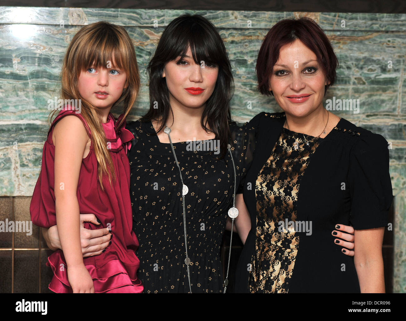 Daisy Lowe, Pearl Lowe and Betty Lowe celebrate the launch of Pearl's