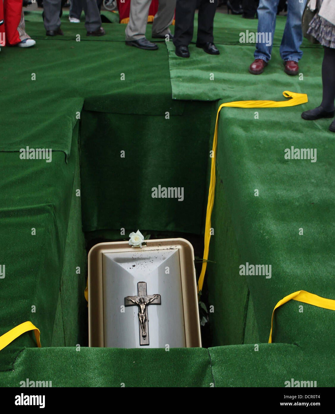 Jimmy Savile is buried at the Woodlands cemetery in Scarborough, North