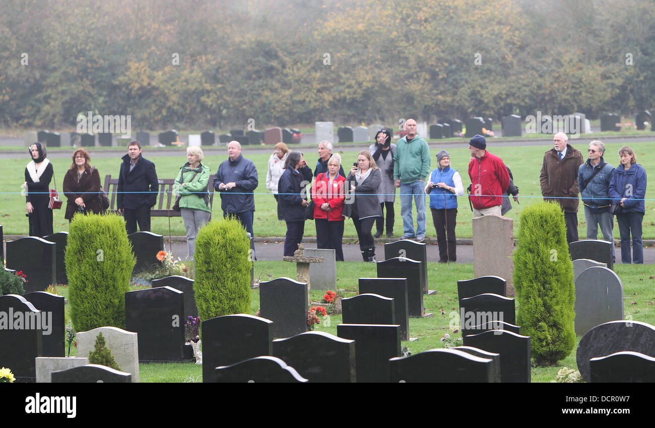 Sir Jimmy Savile is buried at the Woodlands cemetery in Scarborough