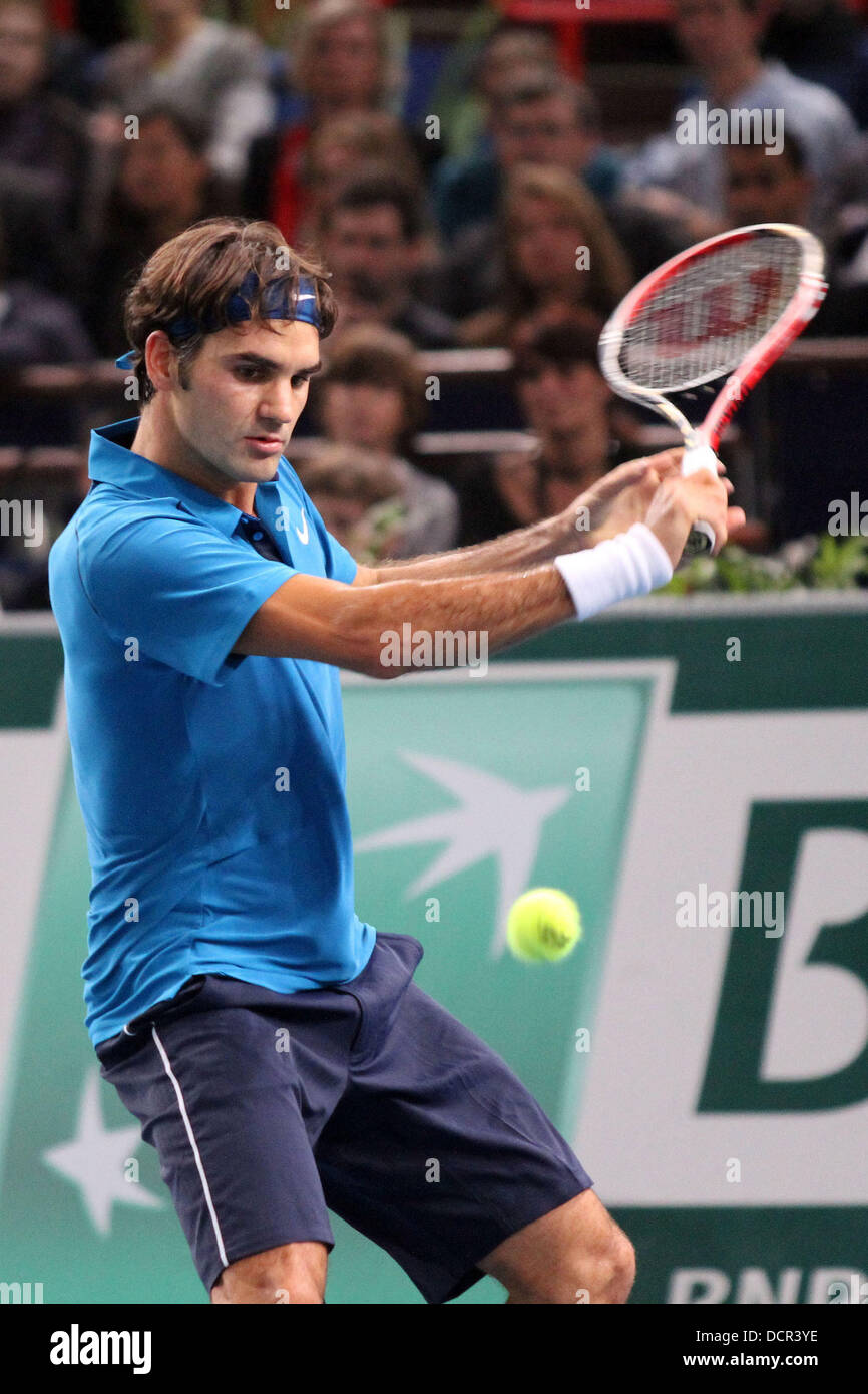 Roger Federer BNP Paribas Masters 2011 at the Palais Omnisports de Paris- Bercy Paris, France - 11.11.11 Stock Photo - Alamy