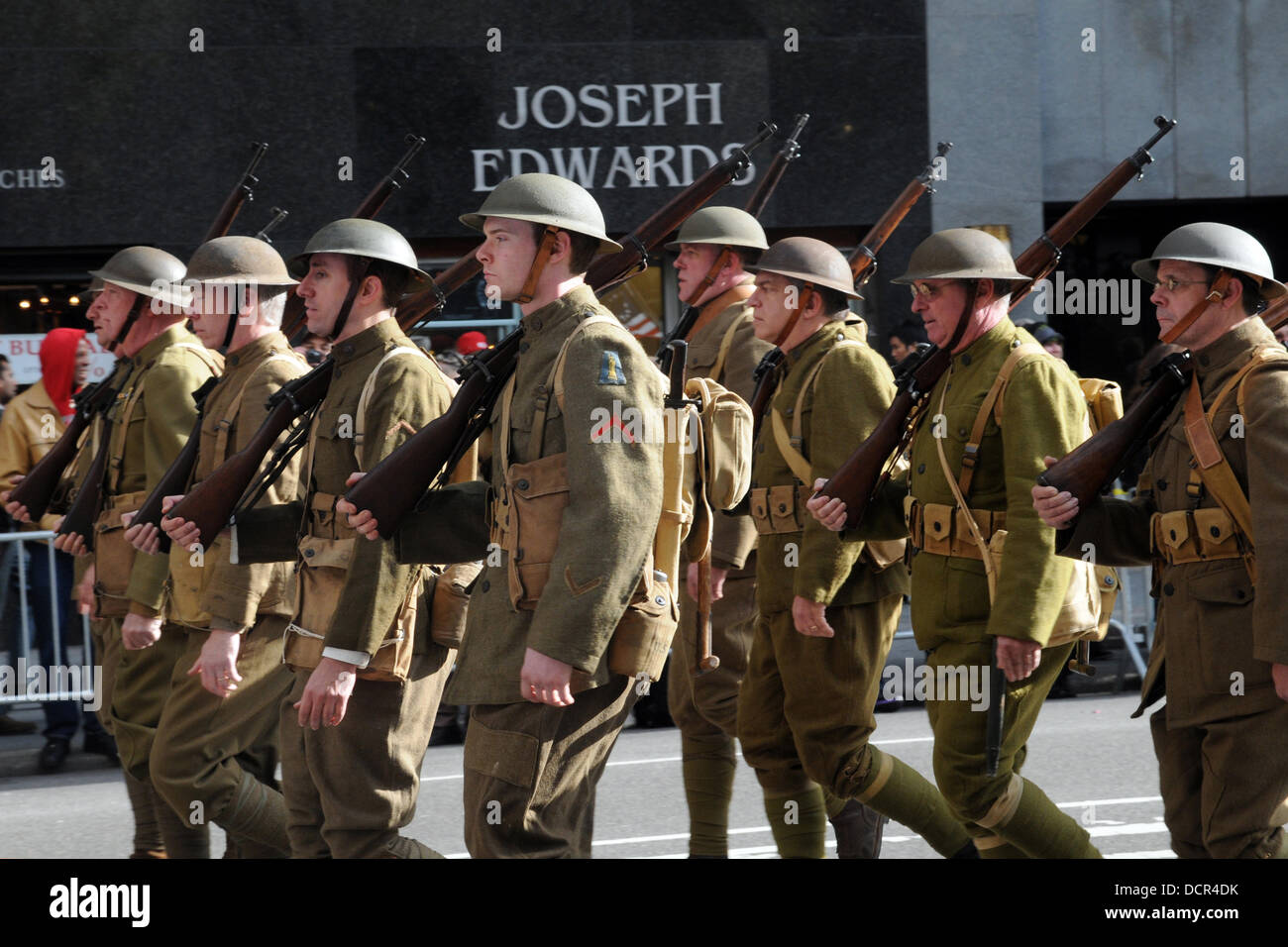 Atmosphere Veterans Day Parade on Fifth Avenue in Manhattan New York ...