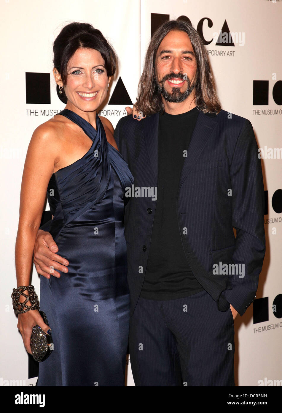 Lisa Edelstein and Robert Russell 2011 MOCA Gala 'An Artist's Life