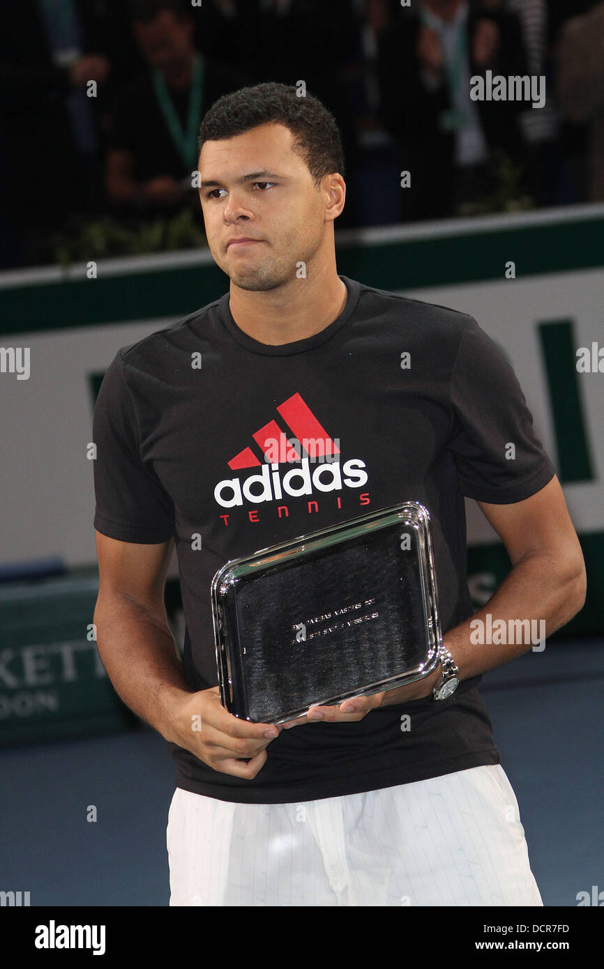 JoWilfried Tsonga runnerup at the BNP Paris Masters final Paris
