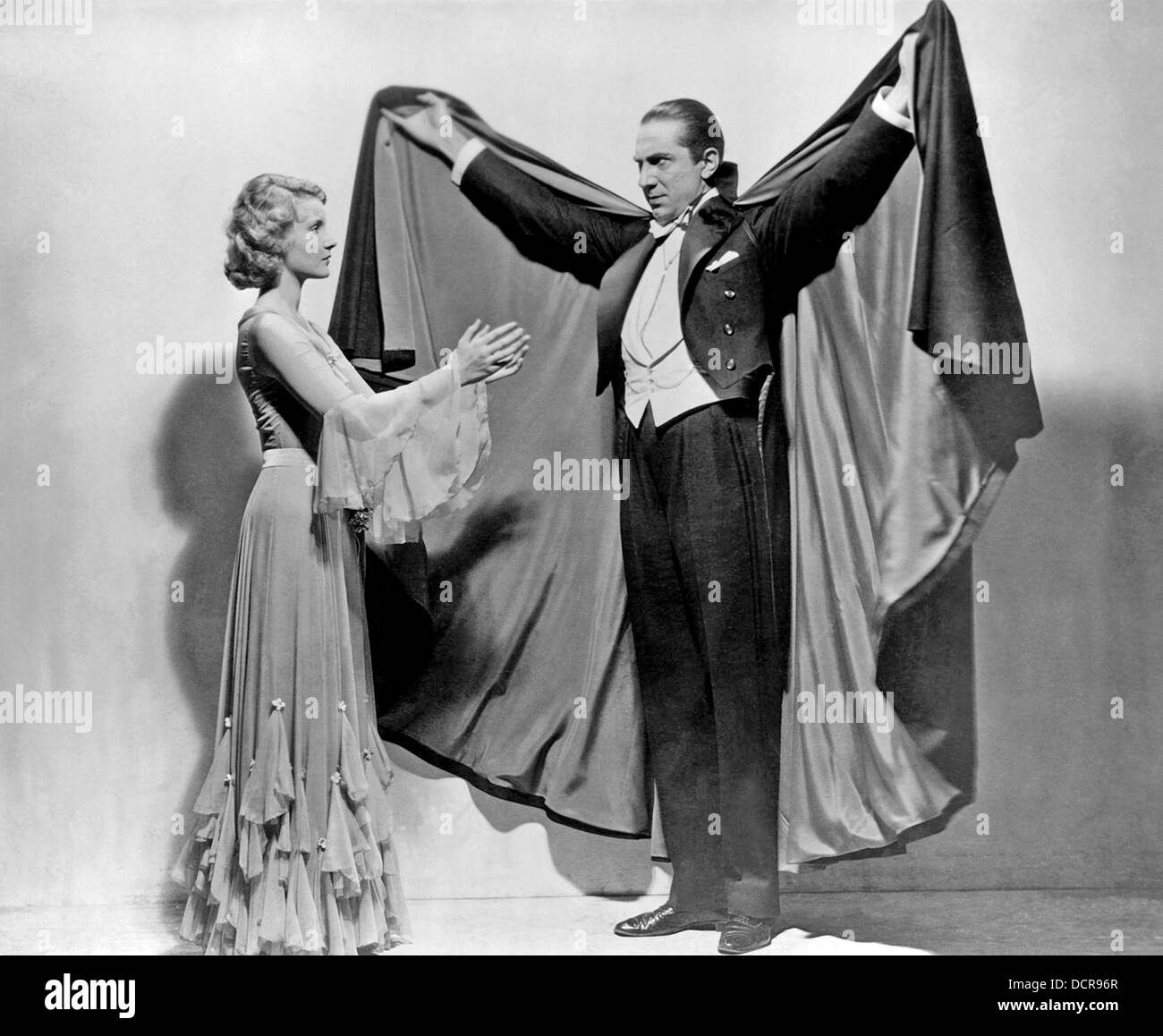 DRACULA 1931 Universal Pictures film with Bela Lugosi and Helen Chandler Stock Photo