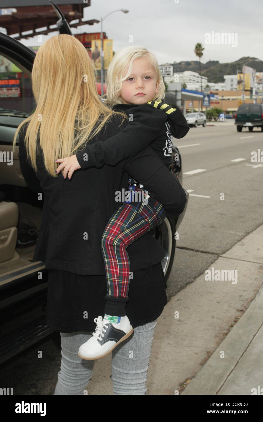 Zuma Rossdale Celebrities arrive at the 'Harajuku Mini' Launch Party at