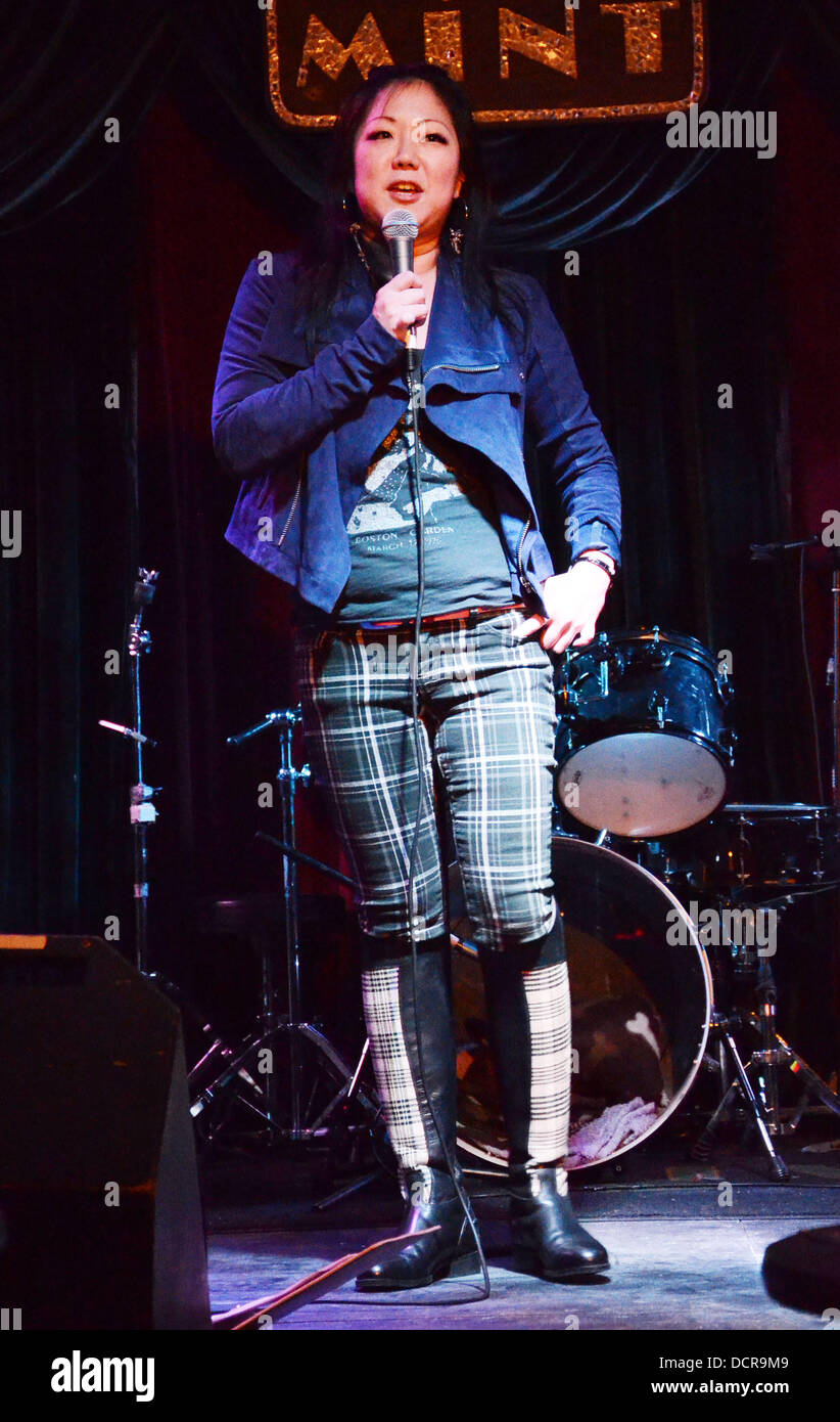 Margaret Cho performing at The Mint in Los Angeles Los Angeles ...