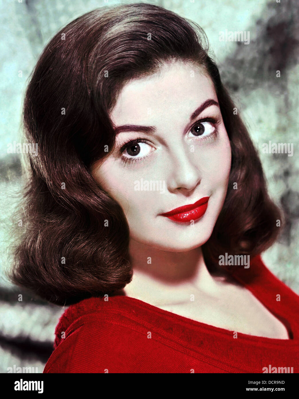 PIER ANGELI (1932-1971) Italian TV and film actress about  1955 Stock Photo