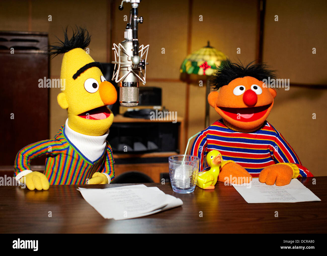 Driving fun banter with Bert and Ernie  'Sesame Street' muppets Bert and Ernie are now available for TomTom devices. Developed in association with Sesame Workshop and Locutio Voice Technologies, drivers can get travel tips from flat-sharing pals. The two Stock Photo