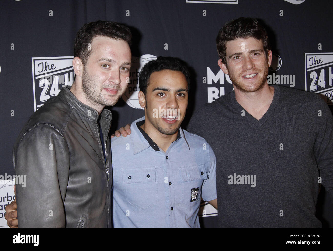 Eddie Kaye Thomas, Victor Rasuk and Bryan Greenberg  After Party for Montblanc Presents The 10th Annual production of 'The 24 Hour Plays On Broadway' held at BB Kings - Arrivals. New York City, USA - 14.11.11 Stock Photo