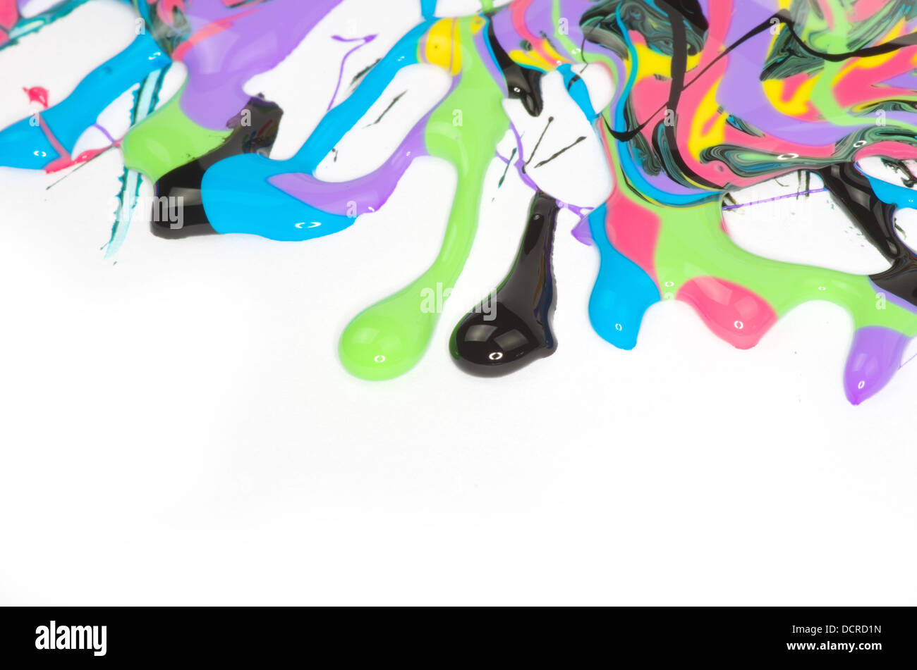 Paint spill pigment drip red hi-res stock photography and images - Alamy