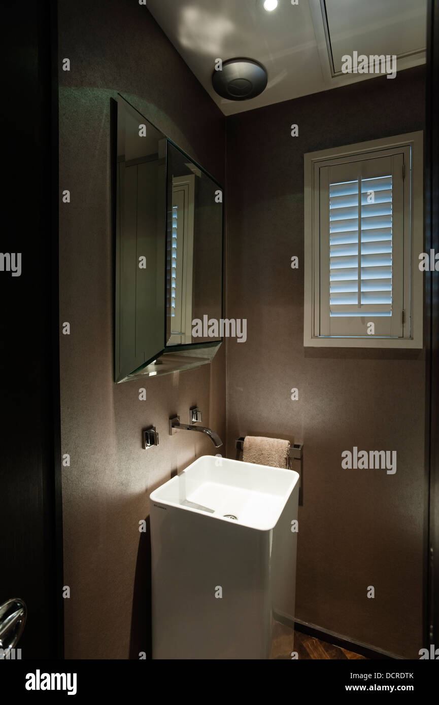 Bathroom in london apartment interior hi-res stock photography and ...