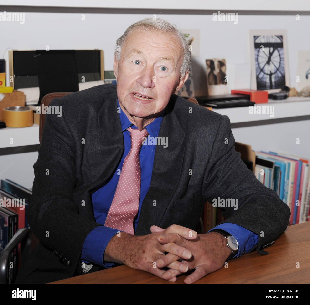 Terence Conran  attends a press view at The Design Museum London, England- 15.11.11 Stock Photo