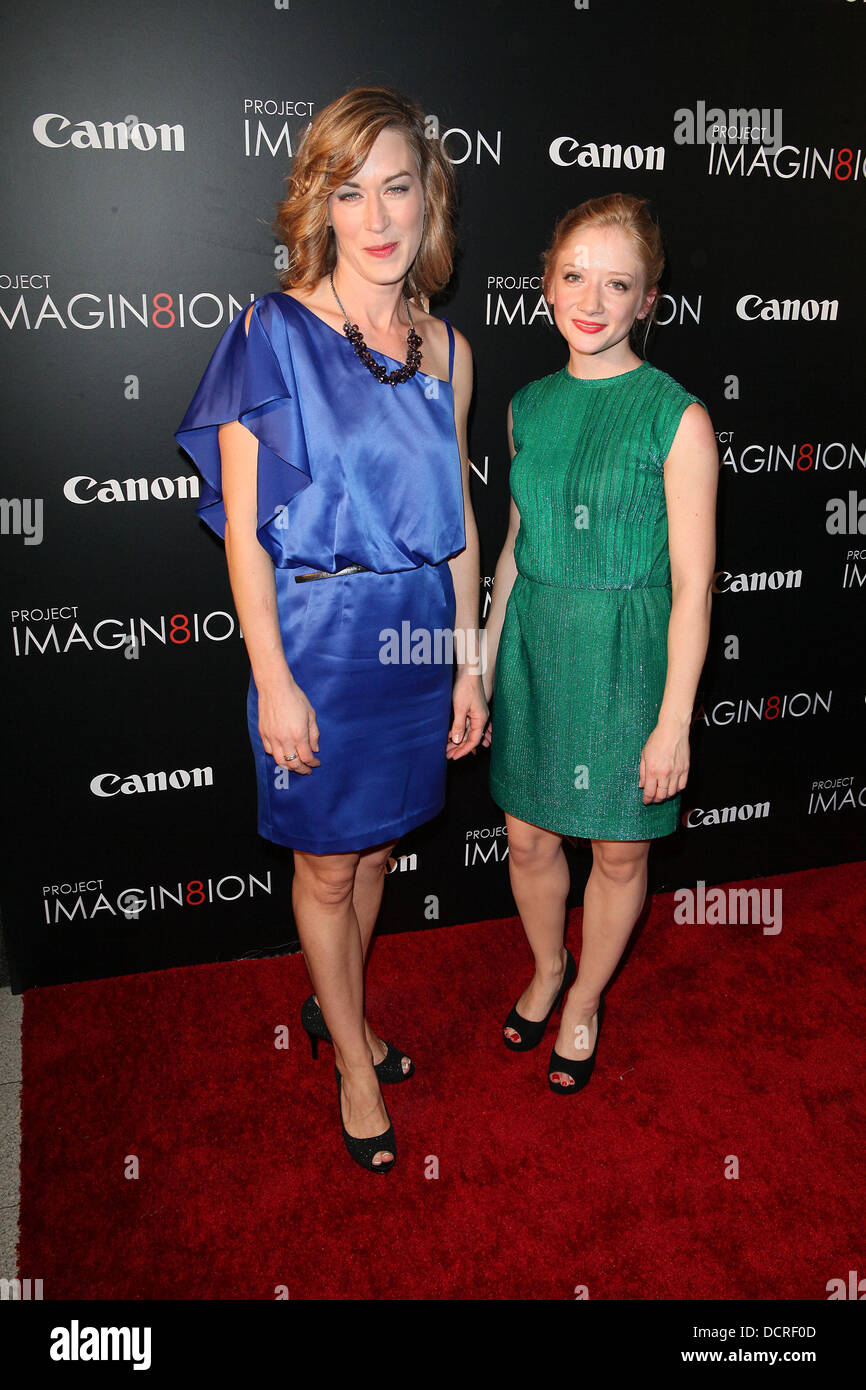 Jacy King, Erin Way, atthe 'Long Live Imagination' campaign screening ...