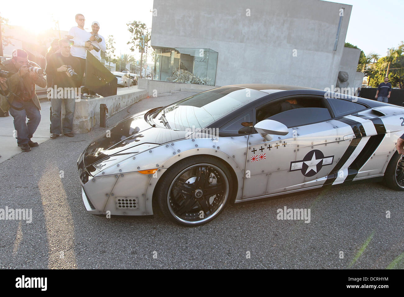 Chris Brown and Karrauche Tran seen leaving Maxfield clothing store in