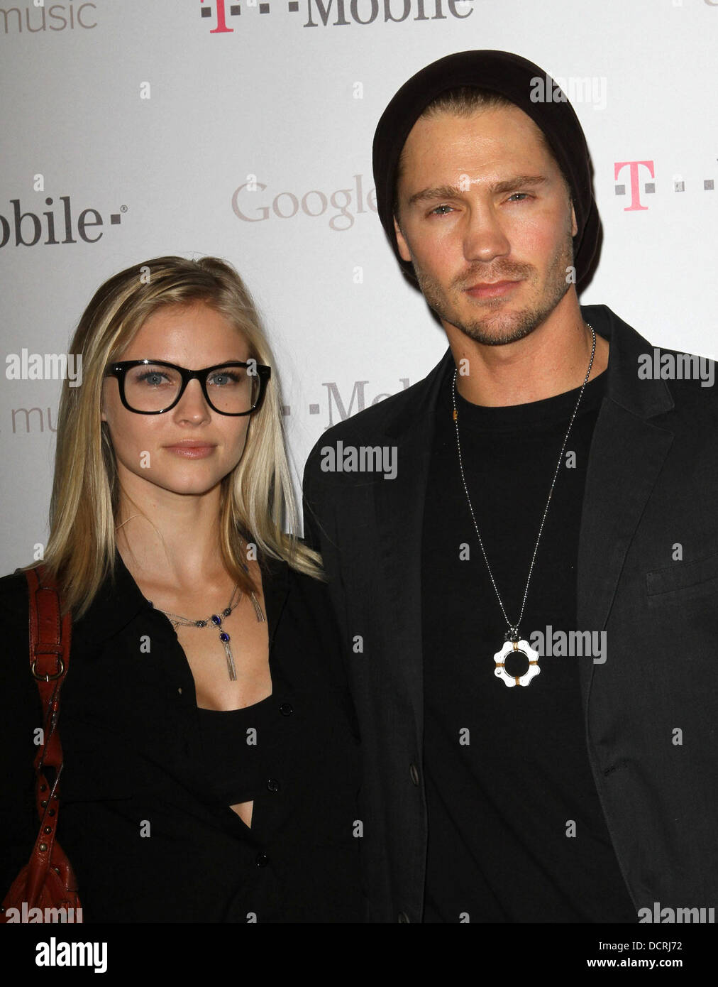 Kenzie Dalton (L) and Chad Michael Murray Celebrity Magenta Carpet