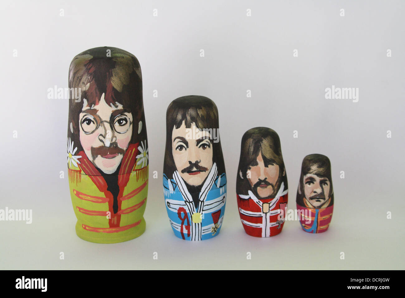 the beatles nesting dolls