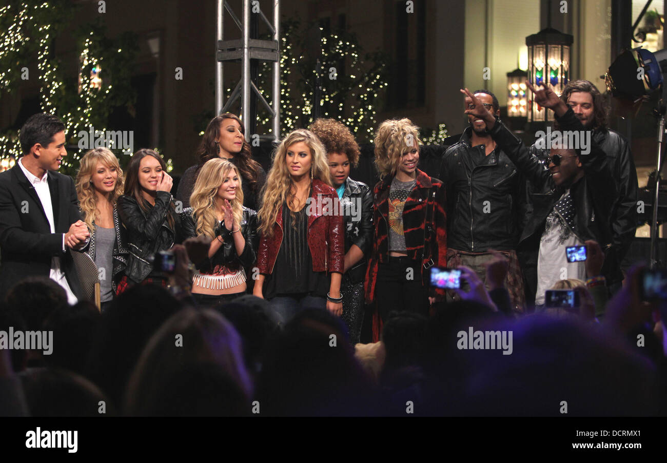 Mario Lopez, Lakoda Rayn, Melanie Amaro, Rachel Crow, Drew, Marcus