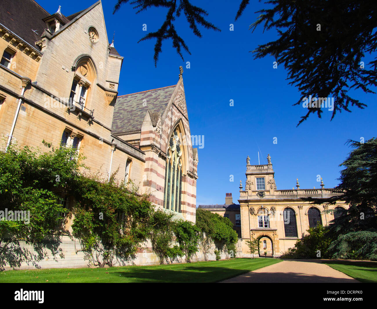 The Front Quadrangle of Trinity College, Oxford 4 Stock Photo
