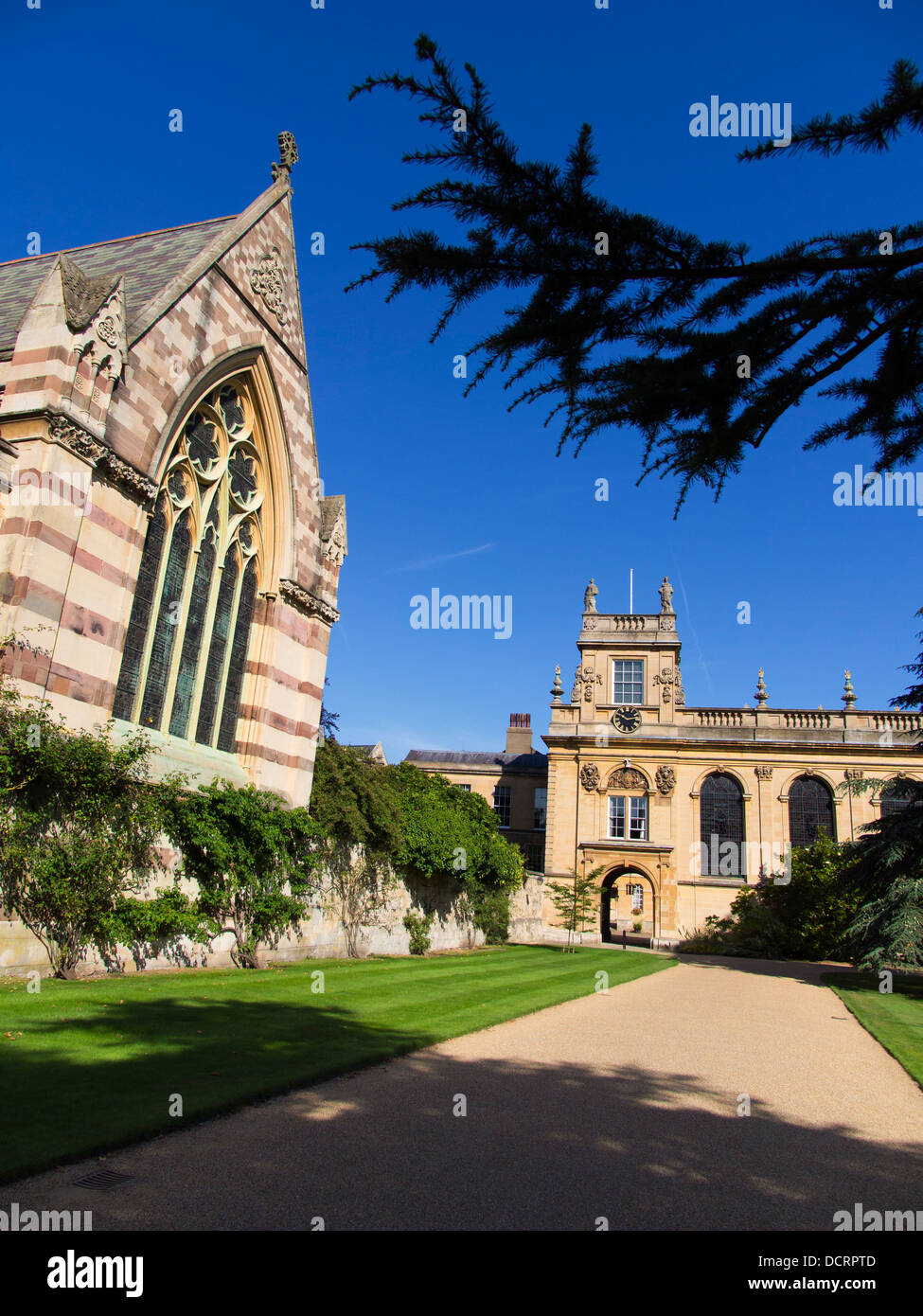 The Front Quadrangle of Trinity College, Oxford 3 Stock Photo