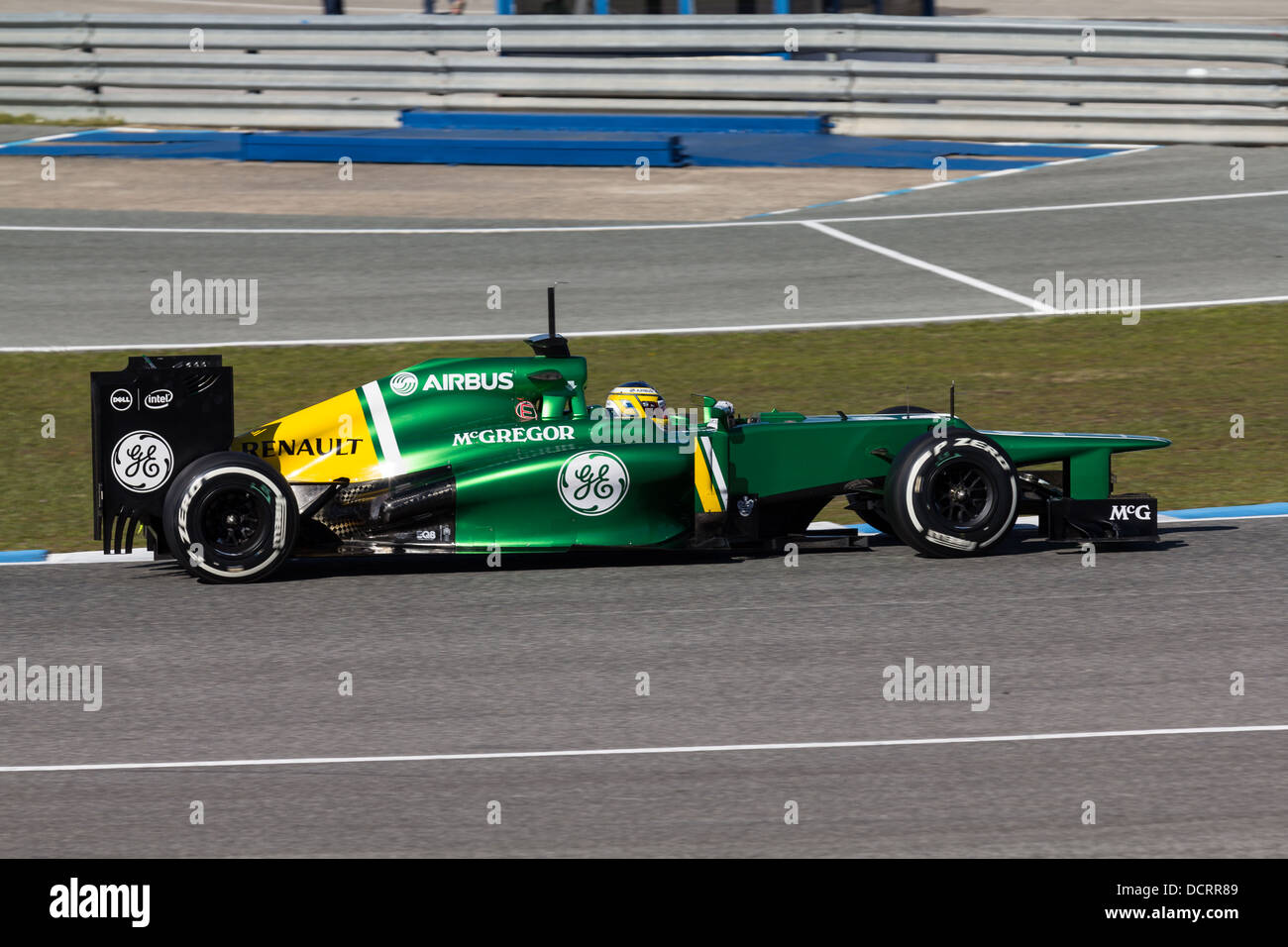 Caterham F1 Team Charles Pic 2013 Stock Photo Alamy