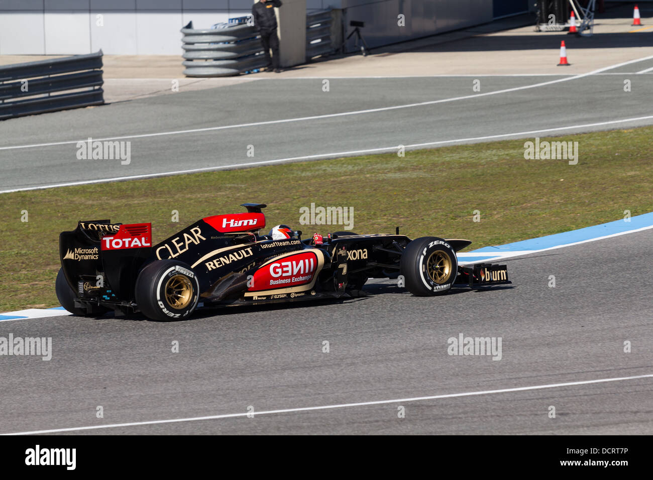 Lotus F1 Team - Kimi Raikkonen - 2013 Stock Photo