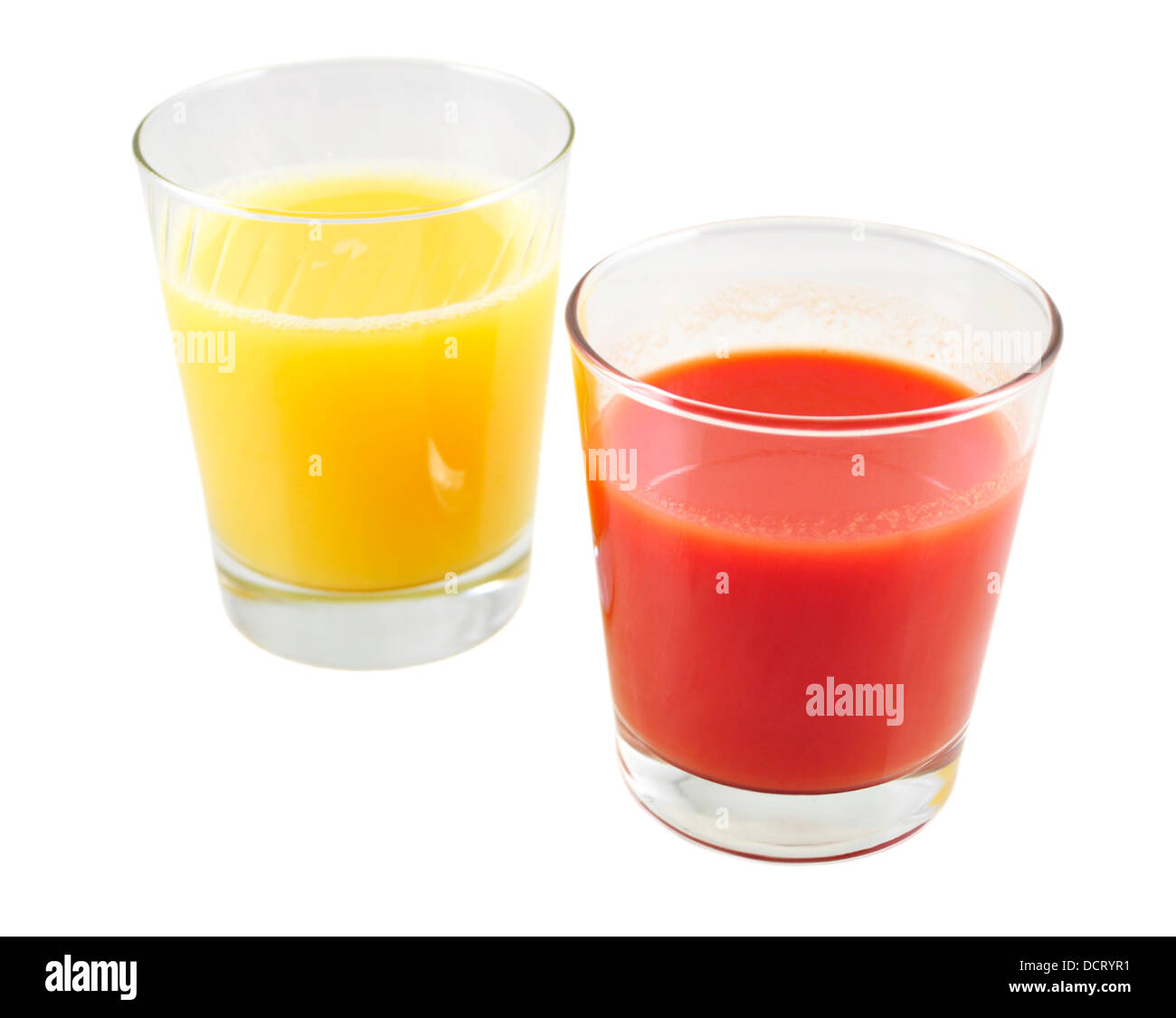 tomato and orange juice Stock Photo Alamy