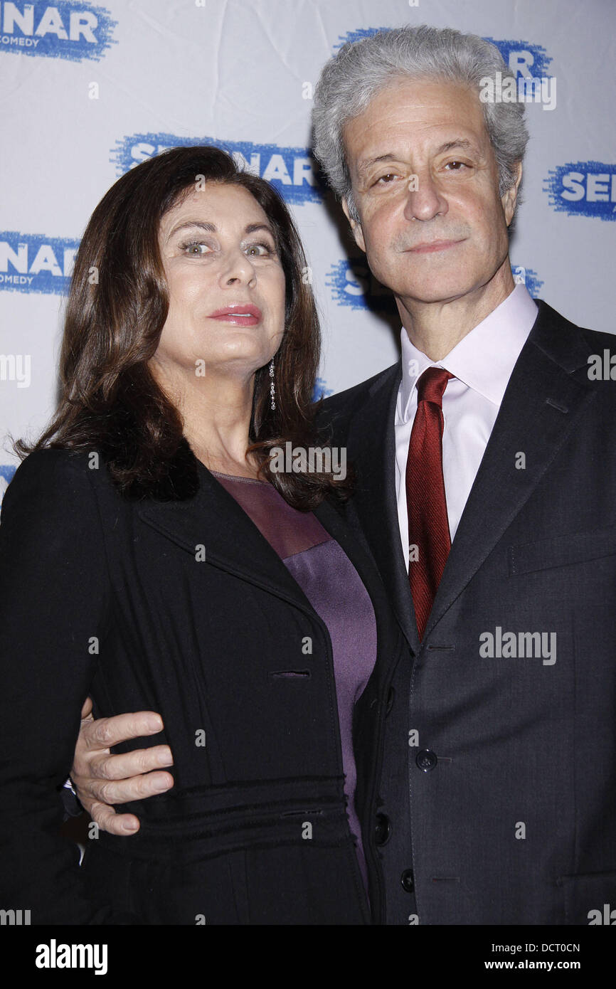 Paula Wagner and Rick Nicita Broadway World Premiere of 'Seminar' at the Golden Theatre - Arrivals. New York City, USA - 20.11.11 Stock Photo