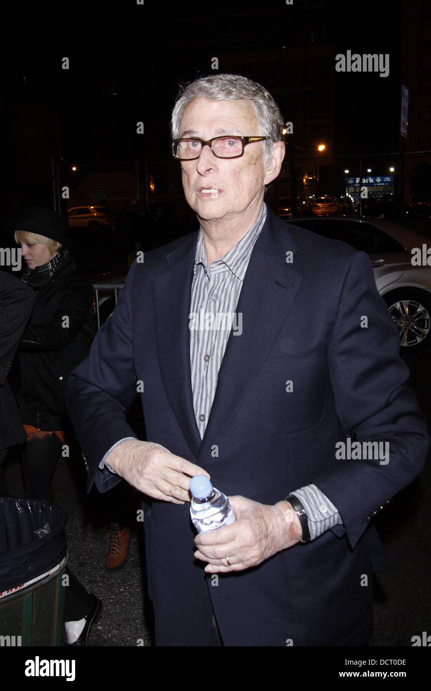 Mike Nichols Broadway World Premiere of 'Seminar' at the Golden Theatre - Arrivals. New York City, USA - 20.11.11 Stock Photo