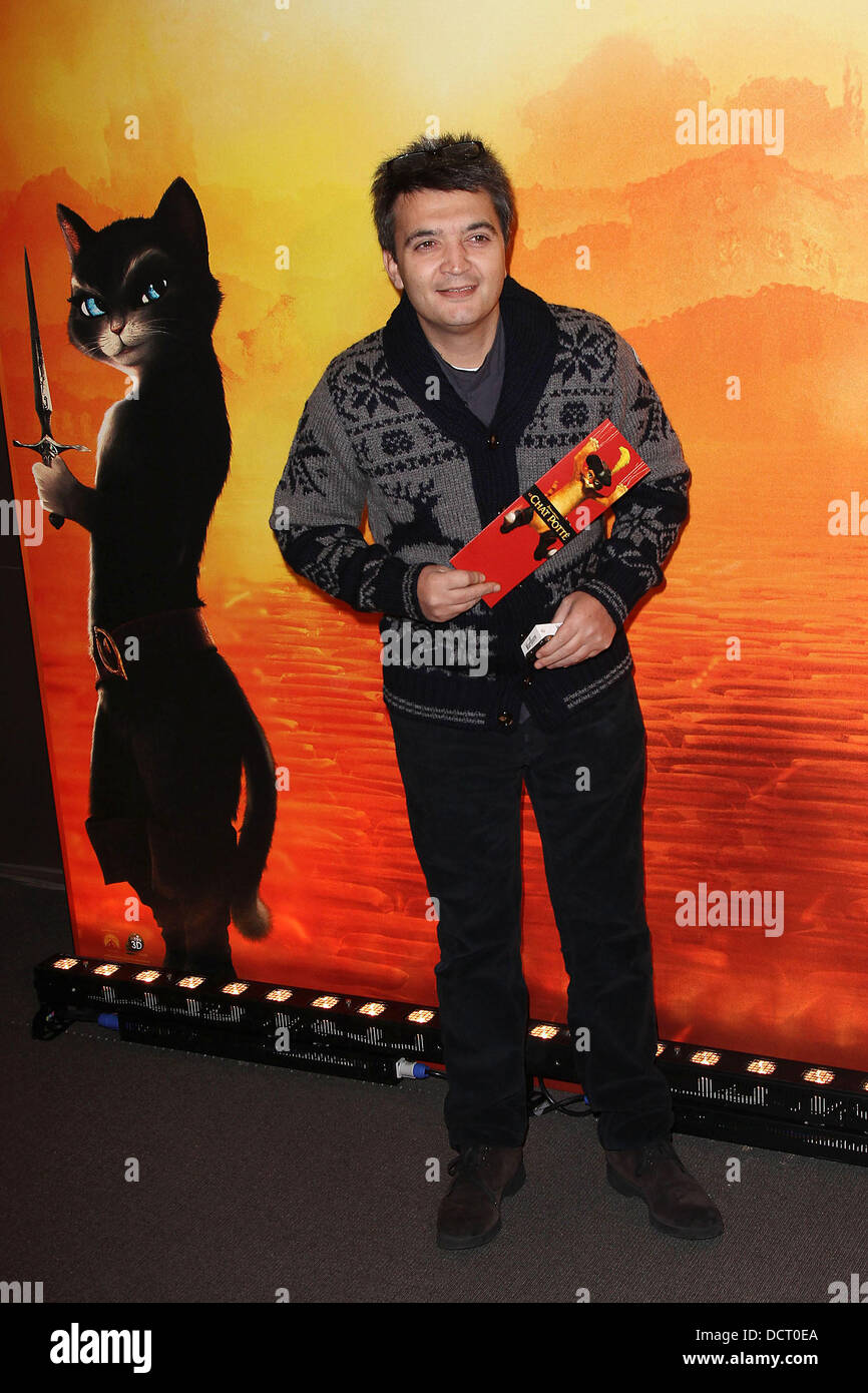 Thomas Langmann, at the 'Puss In Boots' premiere at UGC Normandie