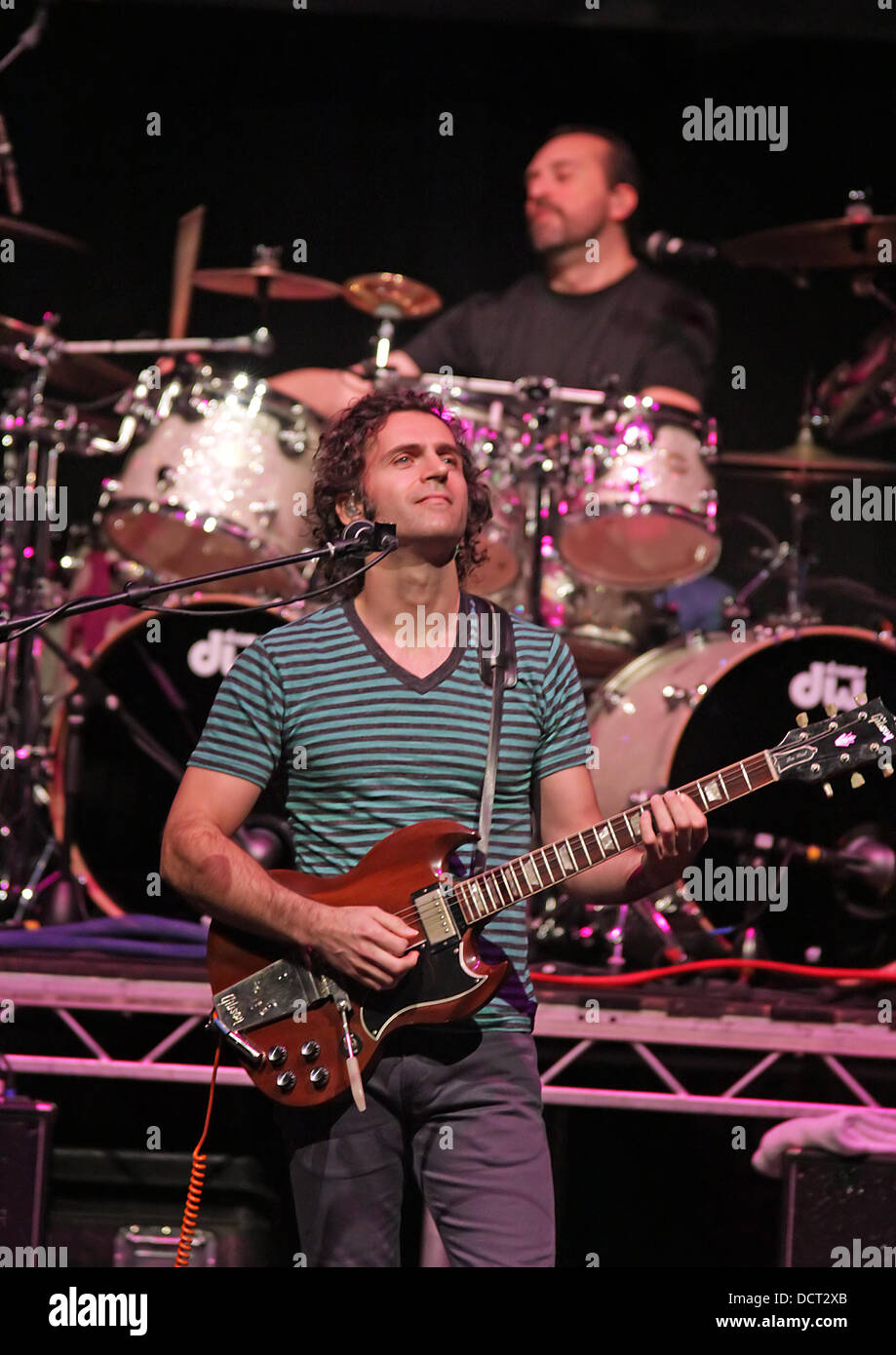 Dweezil Zappa performing on his 'Zappa Plays Zappa' UK 2011 tour at ...