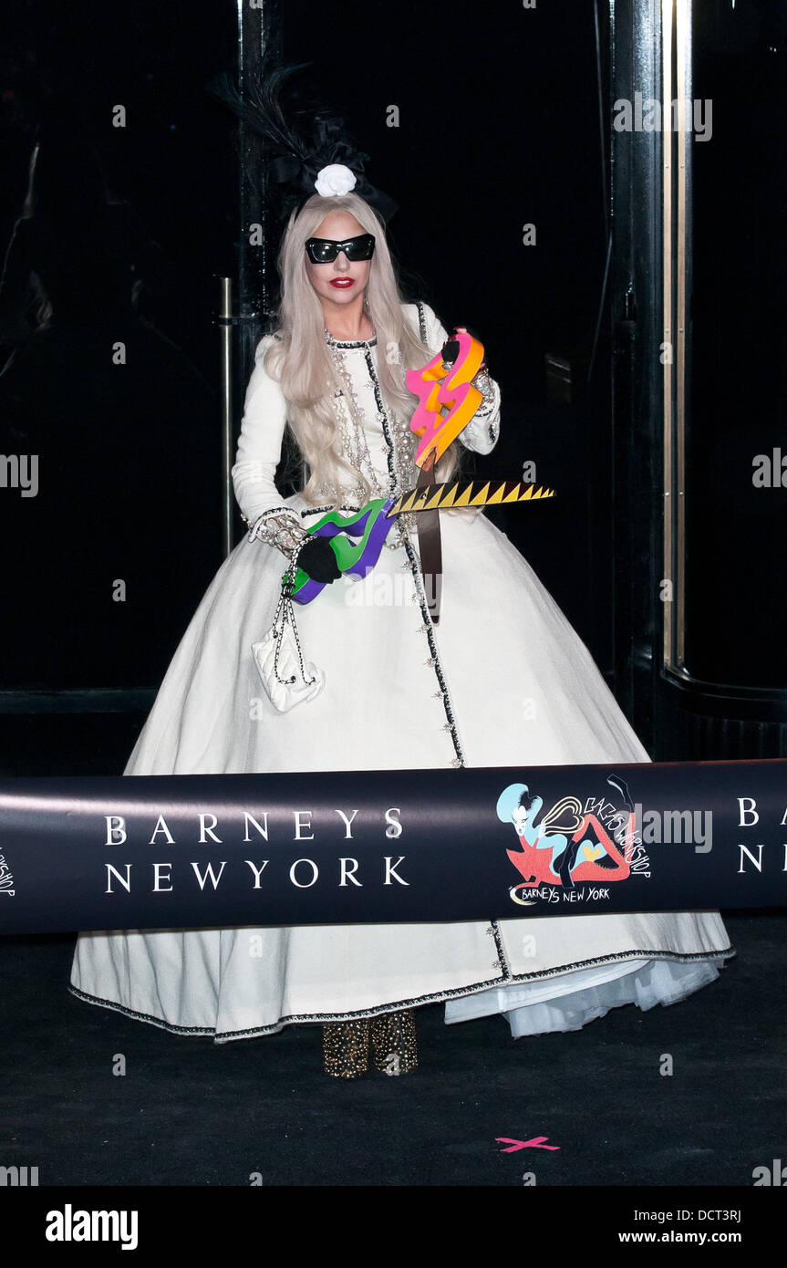 Lady Gaga attends the ribbon cutting ceremony to open Gaga's