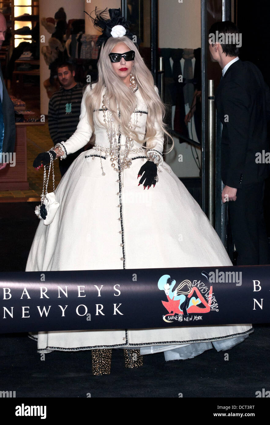 Lady Gaga attends the ribbon cutting ceremony to open Gaga's