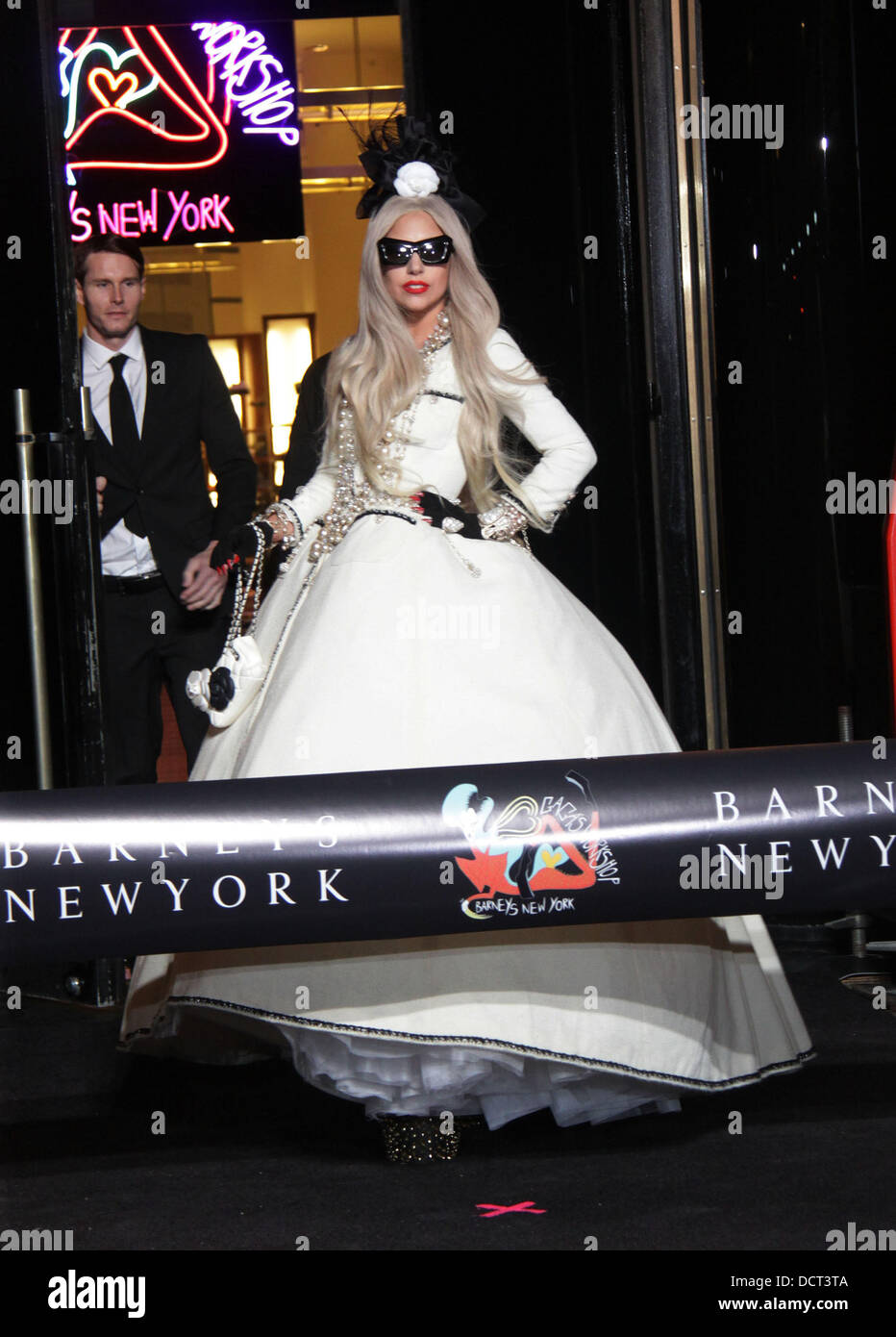 Lady Gaga attends the ribbon cutting ceremony to open Gaga's