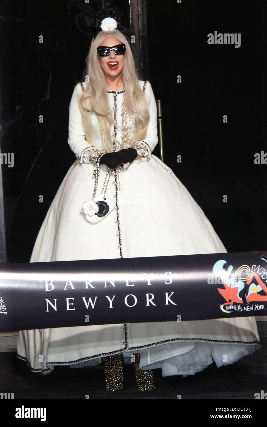 Lady Gaga attends the ribbon cutting ceremony to open Gaga's