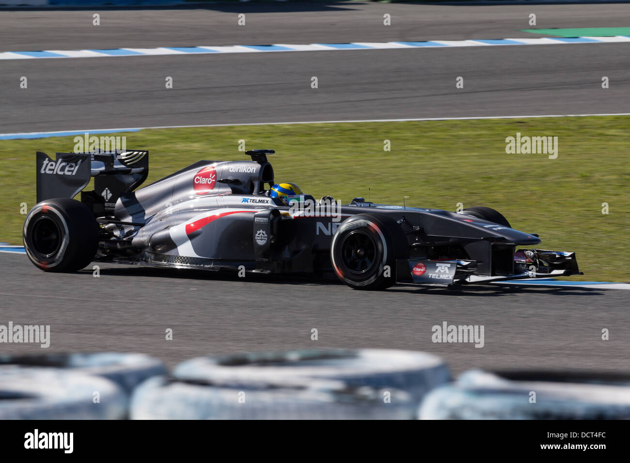 Sauber F1 Team - Esteban Gutierrez - 2013 Stock Photo