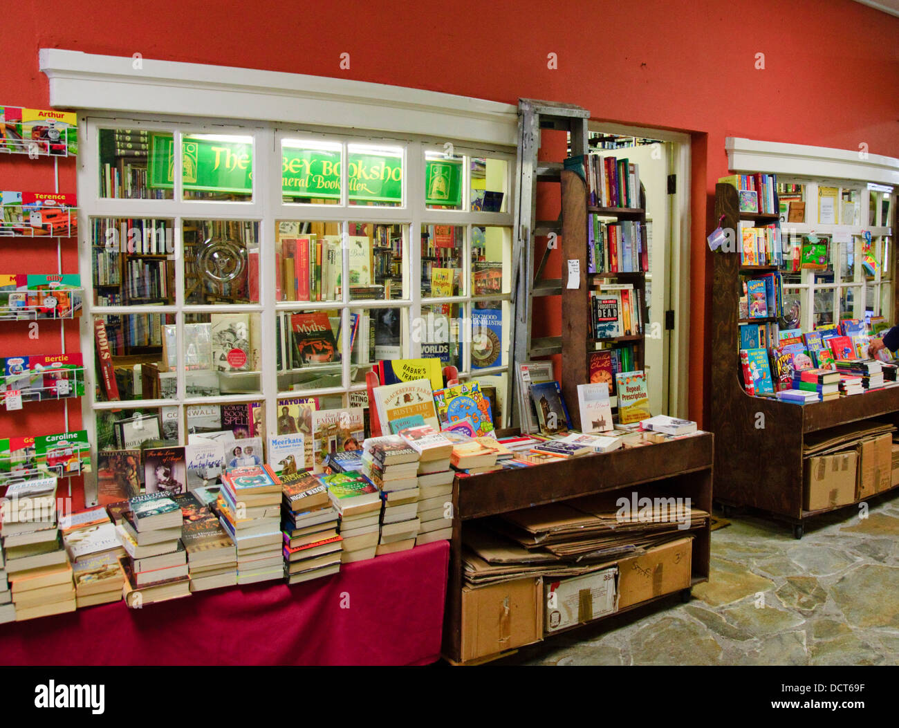 Shops in the Arcade Launceston Cornwall Stock Photo Alamy