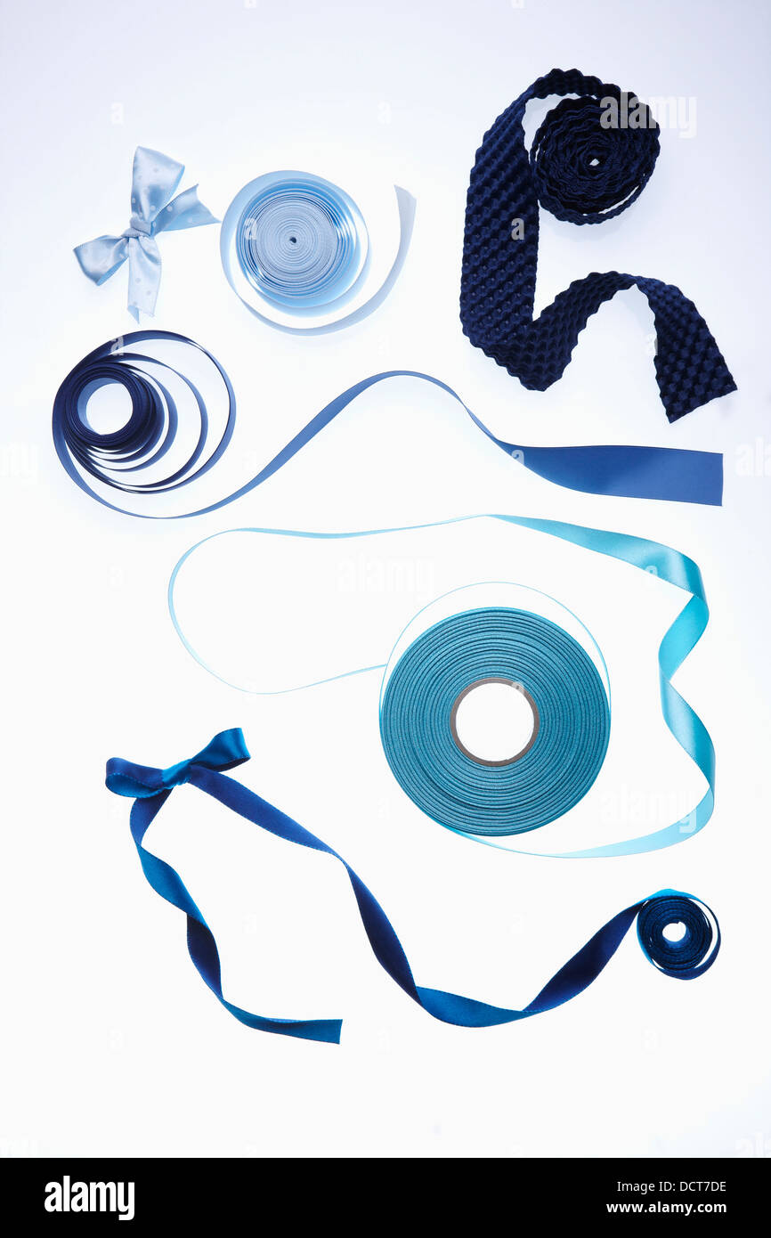 Blue Button Ribbon A blue ribbon hi-res stock photography and images - Alamy