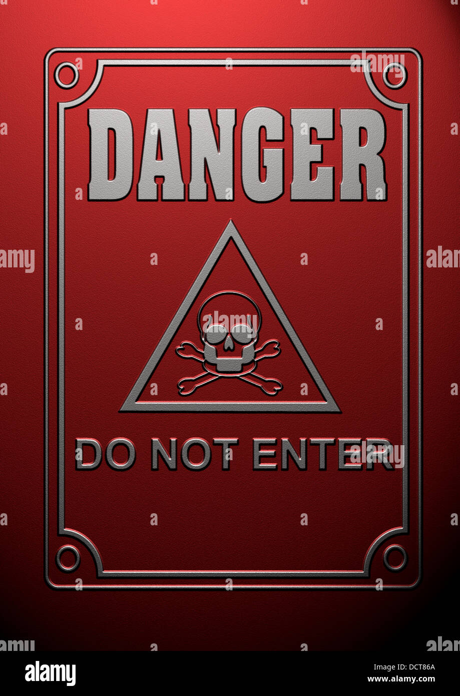 Danger symbol Stock Photo