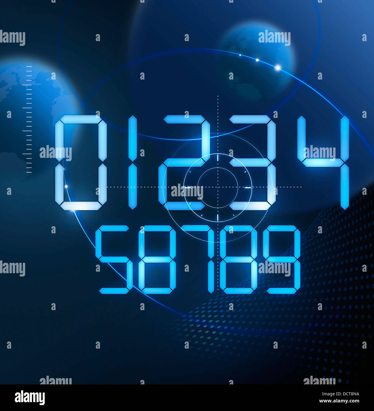 Number design hi-res stock photography and images - Alamy