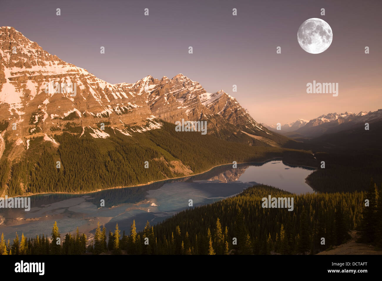 PEYTO LAKE BANFF NATIONAL PARK ALBERTA CANADA Stock Photo - Alamy