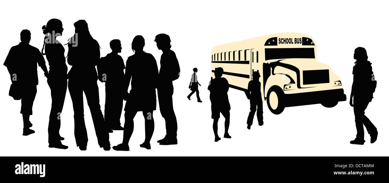 English school bus hi-res stock photography and images - Alamy