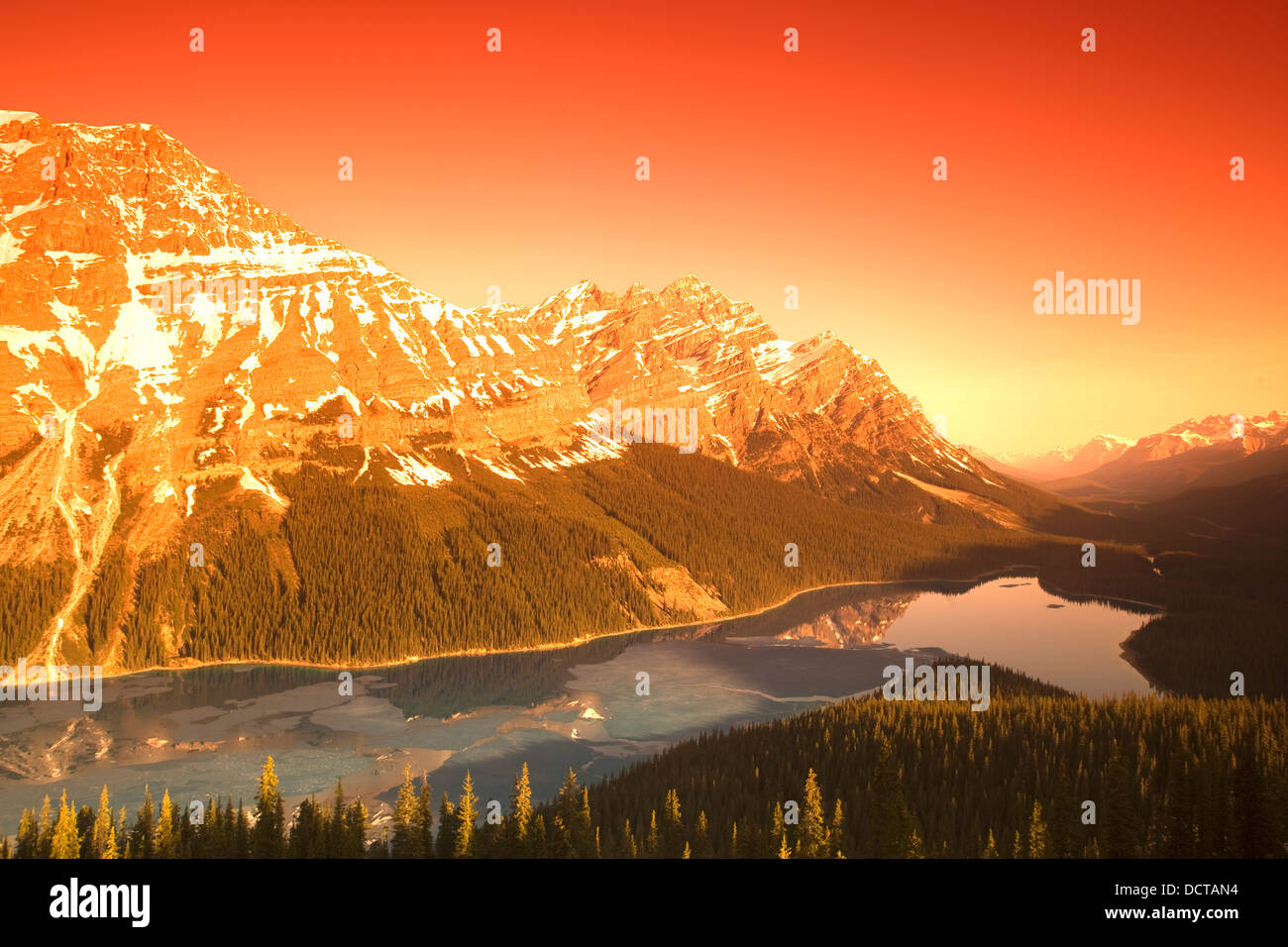 PEYTO LAKE BANFF NATIONAL PARK ALBERTA CANADA Stock Photo - Alamy