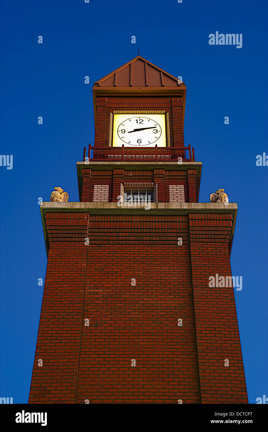 Clock Tower, St. Albert, Alberta, Canada Stock Photo Alamy