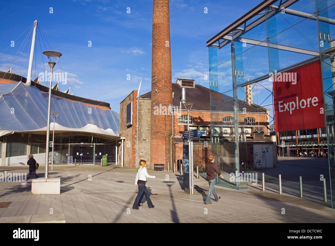 ExploreAtBristol, Harbourside, Bristol, Wiltshire, England Stock