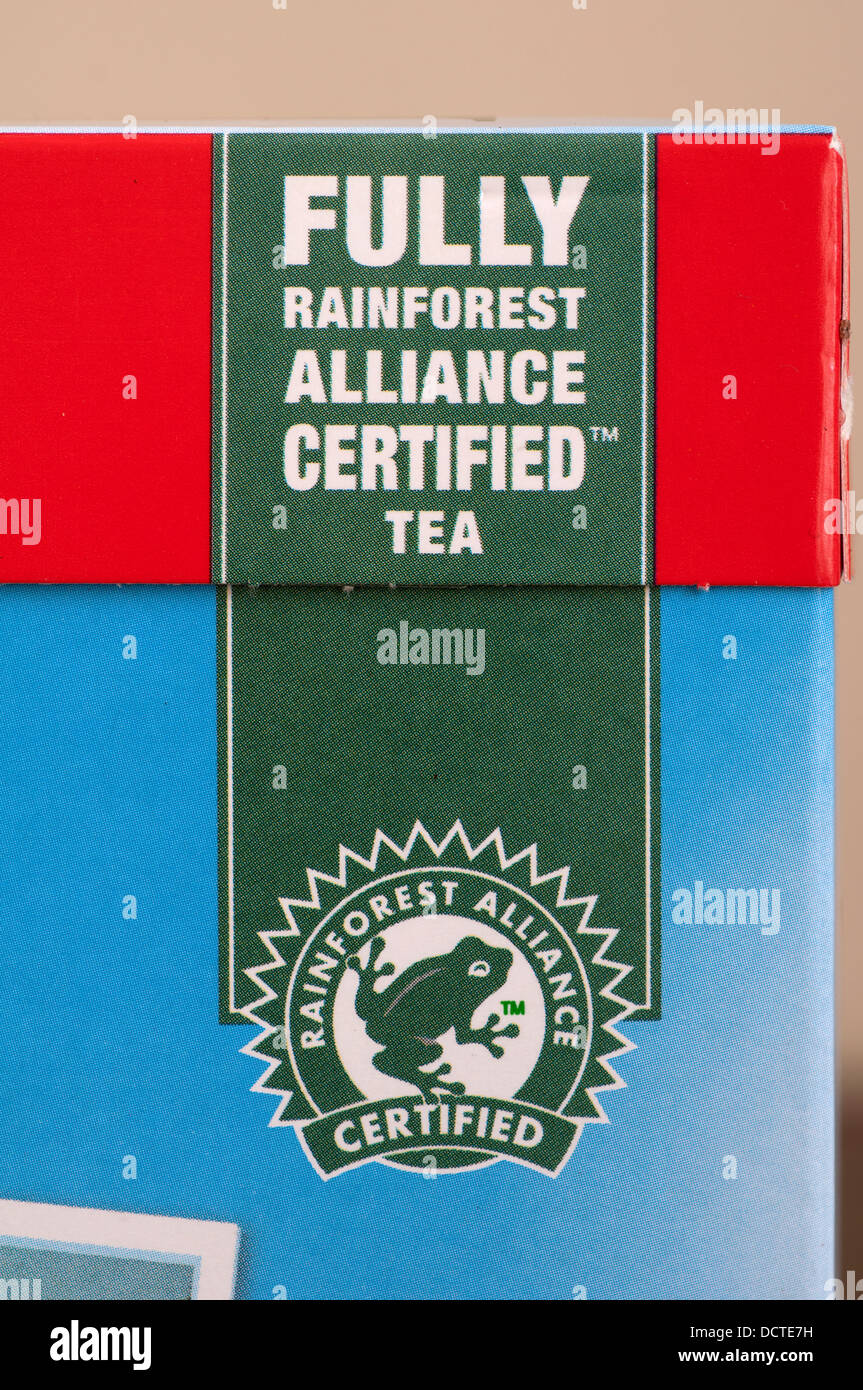Rainforest alliance certified tea hires stock photography and images