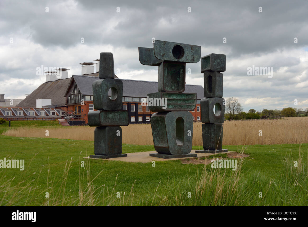 'The Family Of Man, sculpture by Barbara Hepworth. Snape Maltings