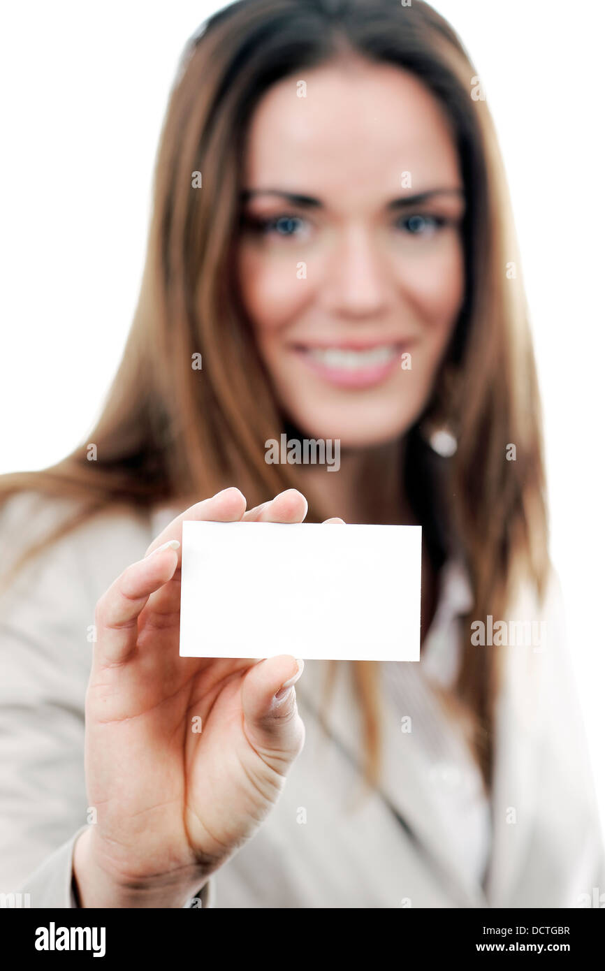 blank business card Stock Photo Alamy